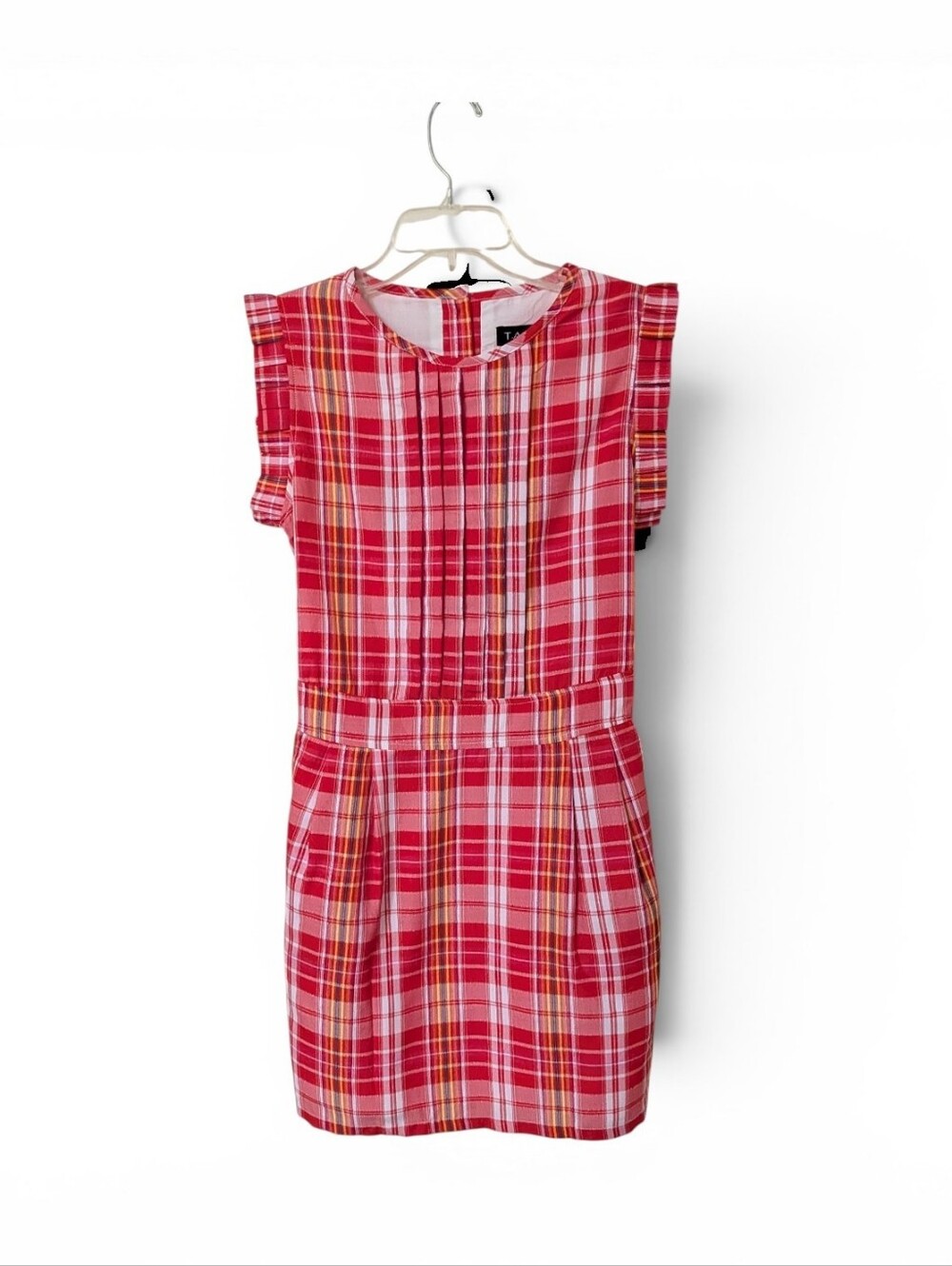 Red Plaid Minidress